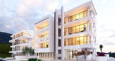 Modern residence with a parking, Ayios Athanasios, Cyprus