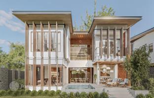 Complex of villas with swimming pools and parking spaces, Maenam, Samui, Thailand for From $564,000