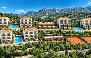 1-bedroom apartment 46 m² in Reževići for 226,000 €