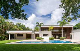 Modern villa with a backyard, a pool, a relaxation area and a terrace, Miami, USA for $1,795,000