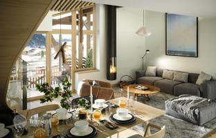 Duplex apartment in a new residence, in the center of Chatel, France for 1,180,000 €