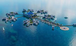 New unique compex of villas, surrounded by the ocean, Kempinski Floating Palace (Neptune), Jumeirah, Dubai, UAE for From $12,524,000