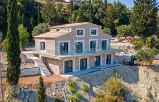 New three-level house with a swimming pool and panoramic views in Lefkada, Peloponnese, Greece for 650,000 €