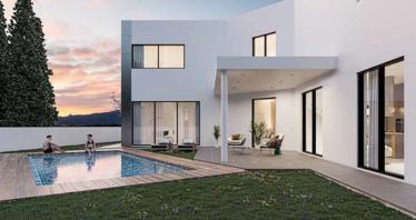 Modern villa with a garden, Nicosia, Cyprus