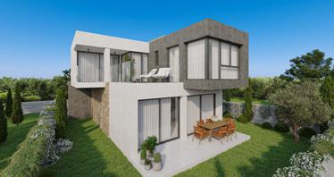 New complex of villas with infinity pools and a panoramic sea view, Tala, Cyprus