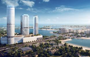 Palm Beach Tower — high-rise residence by Nakheel with direct access to beach near Dubai Marina and Burj Khalifa in Palm Jumeirah, Dubai for From 1,008,000 €