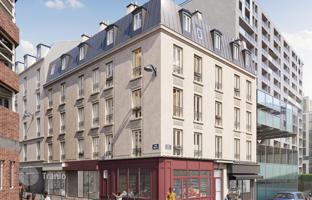 New bright apartments in the ХIХ arrondissement of Paris, France for From 280,000 €