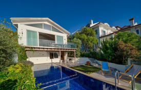 Furnished villa with a mooring, a swimming pool and picturesque views on the island, Fethiye, Turkey for $2,604,000