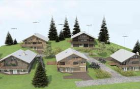 Brand new off plan 4 bedroom ski in and out south facing chalets for sale in St Gervais (A) (AP) for 1,550,000 €