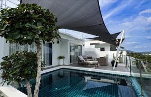 Three-storey furnished villa with a swimming pool and a sea view, Chaweng, Samui, Thailand for $388,000