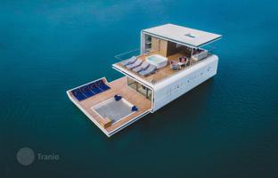 The Floating Seahorse — floating villas by Kleindienst with underwater lower floors, lounge areas and jacuzzis in The World Islands, Dubai for From $5,990,000