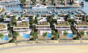 New villas on the beachfront in a residential complex with a port, a shopping area and a sports complex, Ayia Napa, Famagusta, Cyprus for From 4,600,000 €