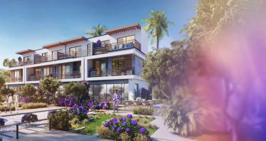 Townhouses in the new Violet 4 residence with a swimming pool, parks and a petting zoo in the Damac Hills 2 area, Dubai