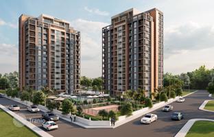 Modern residential complex with swimming pool, garden, parking and sauna in the center of Mersin, Türkiye for From 6,638,000 TRY