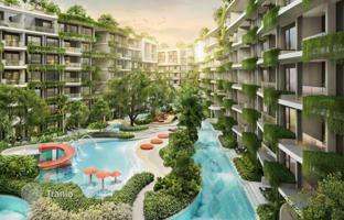 Furnished studio in a new residence with swimming pools and co-working spaces, 500 meters from the beach, Phuket, Thailand for 122,000 €