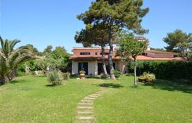 Villa with a garden and a direct access to the beach in a prestigious residence, San Felice Circeo, Italy. Price on request