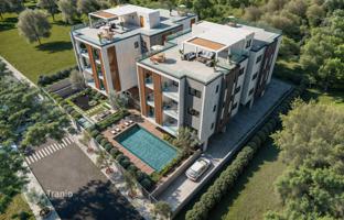 New apartments in a complex with a swimming pool and parking, Geroskipou, Paphos, Cyprus for From 345,000 €