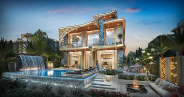 Picturesque residence Gems estates near a golf club, Damac Hills, Dubai, UAE