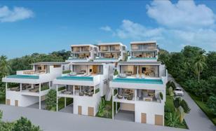 Complex of villas with a sea view in a quiet area, near Fisherman's Village, Samui, Thailand for From $803,000