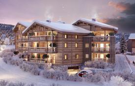 Off plan 3 bedroom apartments in a superb ski in and out location for sale in Les Gets for 1,060,000 €