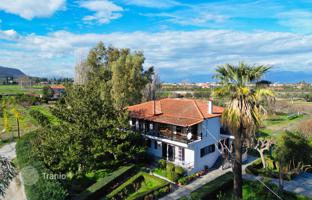 Superb furnished villa with stables, orchard near the sea in Peloponnese, Greece for 390,000 €