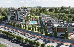 New gated complex of villas and apartments with a swimming pool and green areas close to the beach, Mouttagiaka, Cyprus for From 864,000 €