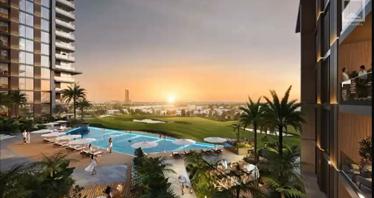 New residence with a swimming pool and a golf course in one of the most prestigious areas of Ras Al Khaimah, UAE