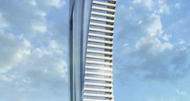 High-rise residence with swimming pools and a panoramic sea view, Jeddah, Saudi Arabia