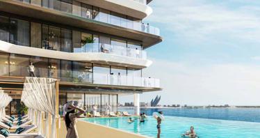 New residential complex with swimming pools, a spa center and a conference room, Abu Dhabi, UAE