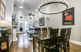 Four-storey townhouse with a balcony and a roof-top terrace, near the downtown, Dallas, Texas, USA for $615,000