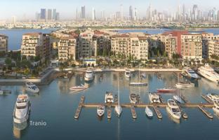 Luxury waterfront Port De La Mer Le Ciel with swimming pools, a private beach and a marina, Jumeirah 1, Dubai, UAE for From $471,000