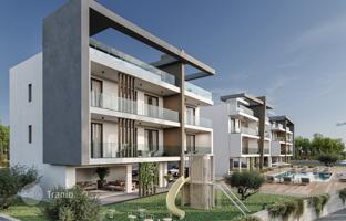 New gated residence with a swimming pool close to a beach and a golf course, Geroskipou, Cyprus for From 226,000 €