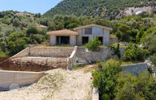 New two-level villa with beautiful views near the sea in Lefkada, Peloponnese, Greece for 600,000 €
