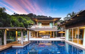 Luxury furnished villa with a swimming pool and a panoramic view of the sea, Phuket, Thailand for $1,130,000