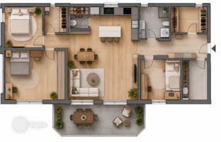 4-bedroom apartment 116 m² in Zagrebskaia zhupaniia for 303,000 €
