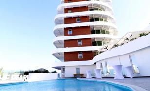 New residence with a swimming pool at 80 meters from the beach, Larnaca, Cyprus for From 675,000 €