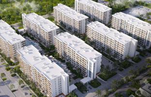 New studio apartment within walking distance of the sea in Park Residences 5 complex, elite Sea Breeze resort, Baku, Azerbaijan. Price on request