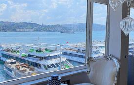 Apartment with heating system in Istanbul (Besiktas) on Bosphorus shore, with a panoramic view of the Bosphorus for $1,600,000