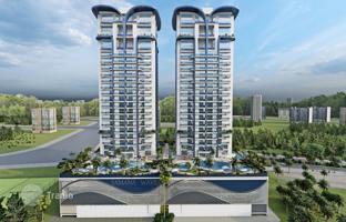 500 new flats in residential complex Waves 2 in Dubai for From $232,000