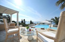 Snow-white two-level villa 800 meters from the beach, Agios Ioannis, Corfu, Greece for 5,500 € per week