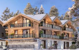 Brand new 3 bedroom off plan ski in and out apartment to within 80m for sale in Les Carroz (A) for 606,000 €