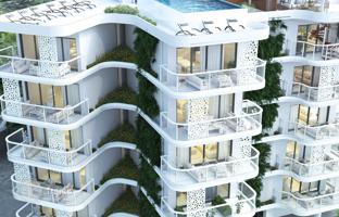 New residence with a swimming pool close to Larnaca New Marina, Cyprus for From 585,000 €