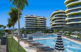 New apartments with a panoramic sea view in a residence with a jacuzzi and a fitness center, Alanya, Turkey for $223,000