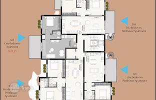 2-bedroom penthouse in Limassol for 360,000 €