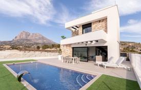 Two-storey modern villa with a swimming pool in Finestrat, Alicante, Spain for 520,000 €