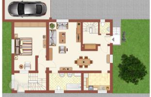 Two-storey house with a garden and a garage in Angermund, Düsseldorf, Germany for 670,000 €