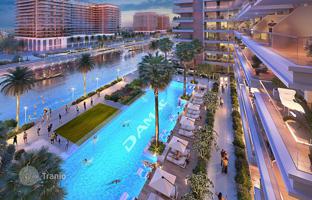 New project DAMAC Riverside Views with s clubhouse and a kids' adventure park in the prestigious area of Dubai, UAE for From $272,000