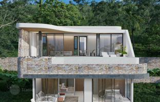Two-storey villa with terrace, balcony and pool, in a quiet neighbourhood, Samui, Thailand for $542,000