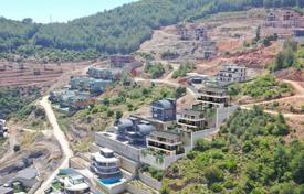 Semi-Detached Sea-View Villas with Private Pools in Tepe Alanya for $781,000