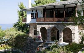 Traditional Greek style villa with a private beach in Sithonia, Macedonia and Thrace, Greece for 10,500 € per week